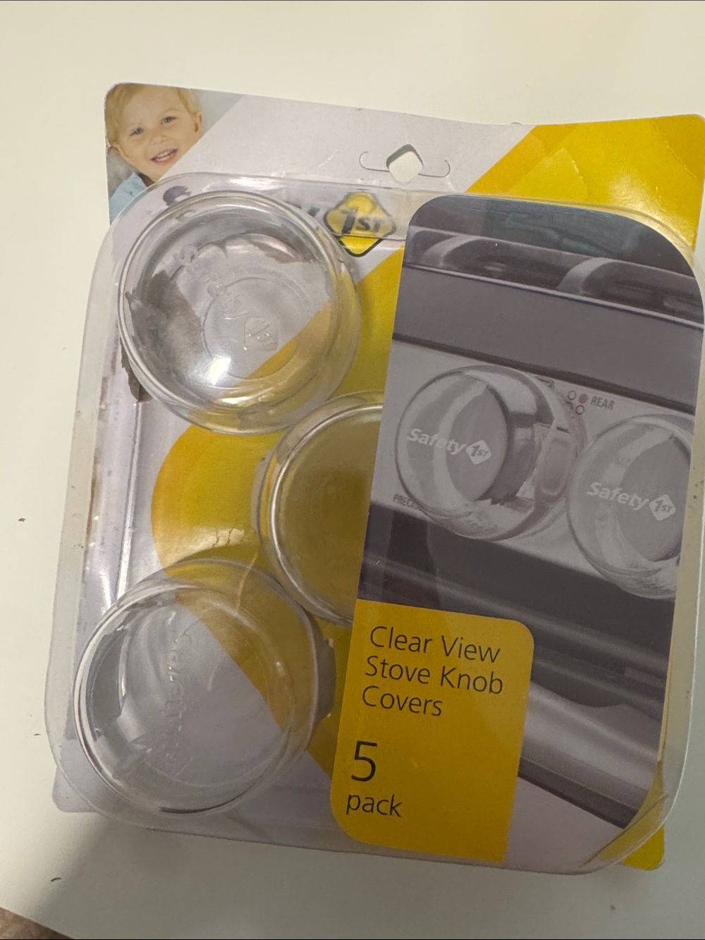 Safety 1st Clear Stove Knob Covers - Transparent (5 Pack)